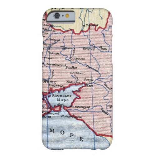 MAP UKRAINE c1906 Barely There iPhone 6 Case