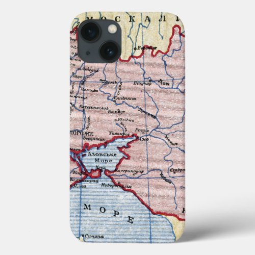 MAP UKRAINE c1906 iPhone 13 Case