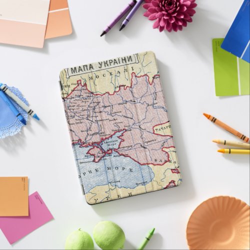 MAP UKRAINE c1906 iPad Air Cover