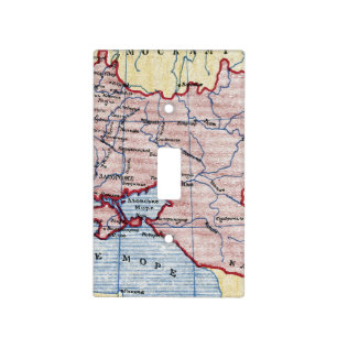MAP: UKRAINE, c1906 Light Switch Cover