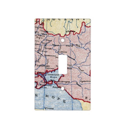 MAP UKRAINE c1906 Light Switch Cover