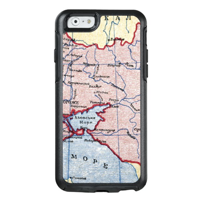 MAP: UKRAINE, c1906 Otterbox iPhone Case (Back)