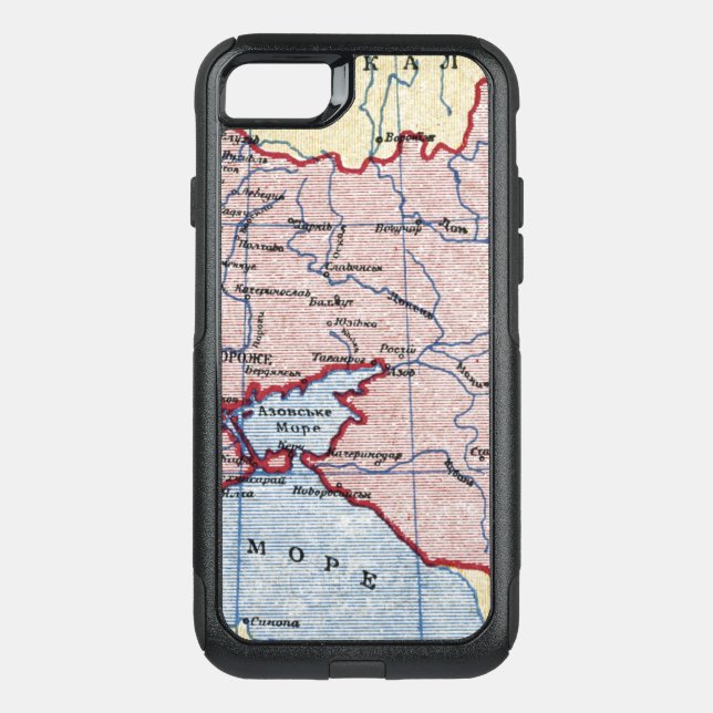 MAP: UKRAINE, c1906 Otterbox iPhone Case (Back)