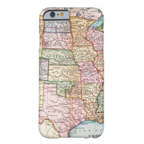 Map United States 1905 Barely There iPhone 6 Case