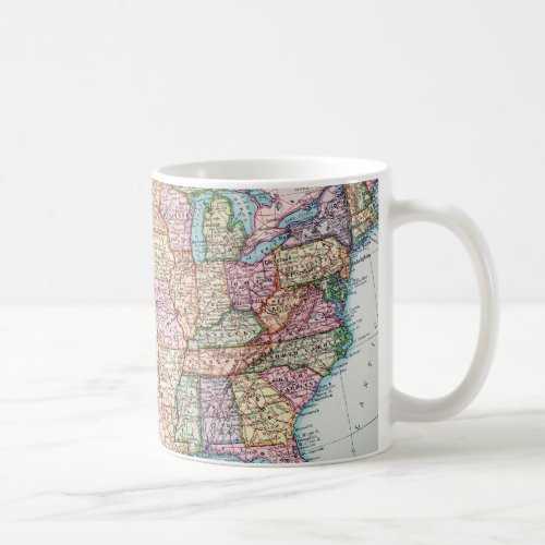 Map United States 1905 Coffee Mug