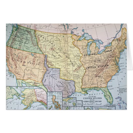 Map: US Expansion, 1905 Cards (Front Horizontal)