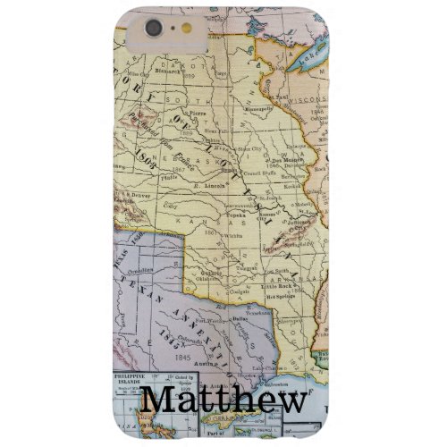 Map US Expansion 1905 Barely There iPhone 6 Plus Case