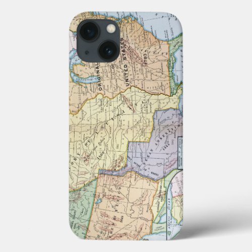 Map US Expansion 1905 iPhone 13 Case
