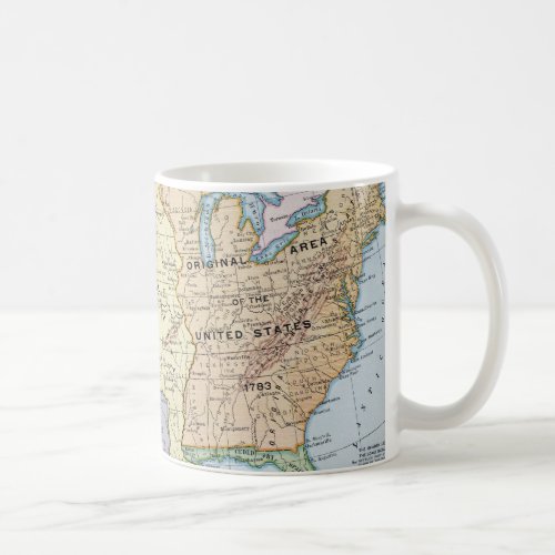 Map US Expansion 1905 Coffee Mug