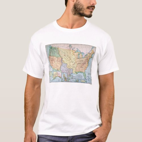 Map US Expansion 1905 T_Shirt