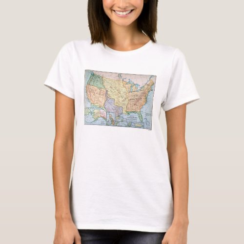Map US Expansion 1905 T_Shirt