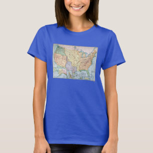 Map: US Expansion, 1905 T-Shirt