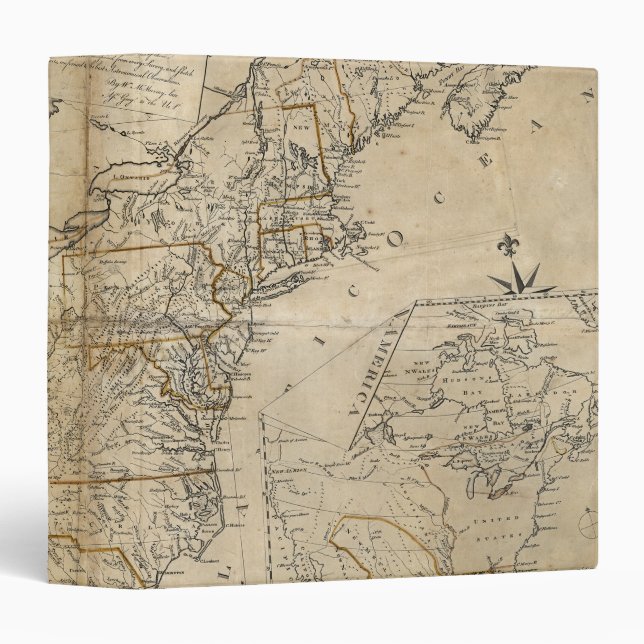 MAP: USA, 1783 BINDER (Front/Spine)