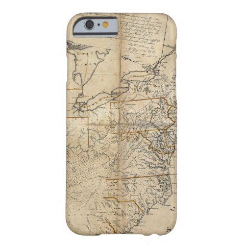 MAP USA 1783 BARELY THERE iPhone 6 CASE