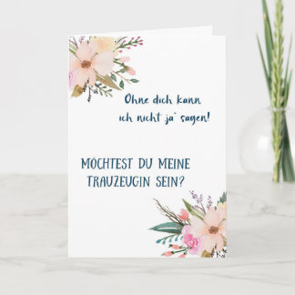 Map - Want to be my witness Card