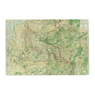 Map Western Front Placemat