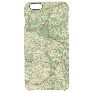 Map Western Front Clear iPhone 6 Plus Case