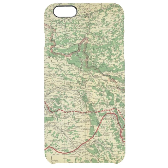 Map Western Front Uncommon iPhone Case (Back)
