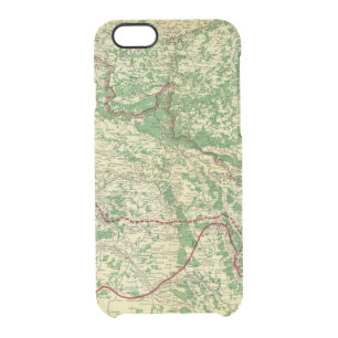 Map Western Front Clear iPhone 6/6S Case