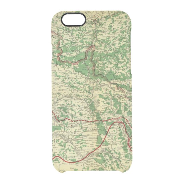 Map Western Front Uncommon iPhone Case (Back)