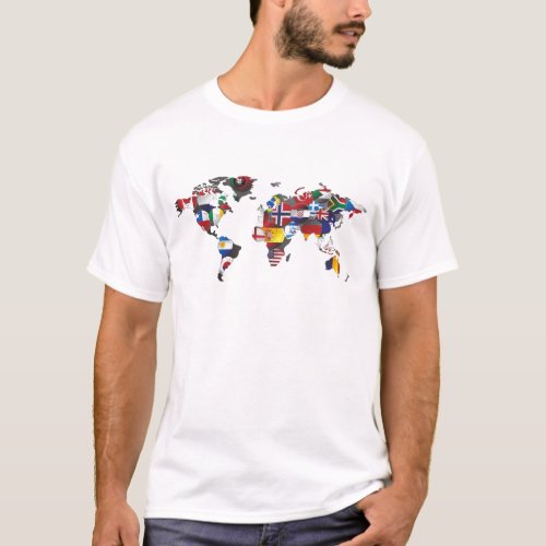 map world flag T_Shirt