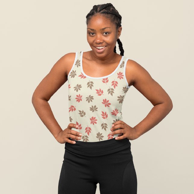 Maple Ash Leaves Tank Top (Creator Uploaded)