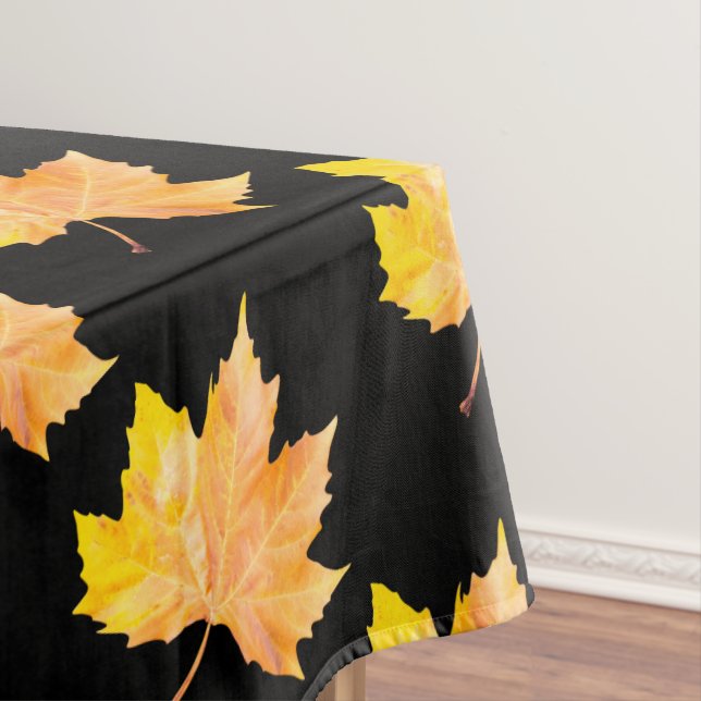 Maple autumn leaf tablecloth (In Situ)