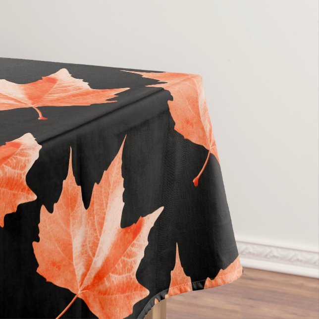 Maple autumn leaf tablecloth (In Situ)