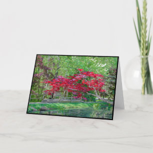 Maple Branch Greeting Card - Blank Inside