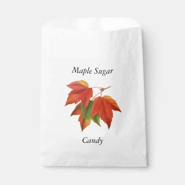 Maple Candy Favor Bag (Front)