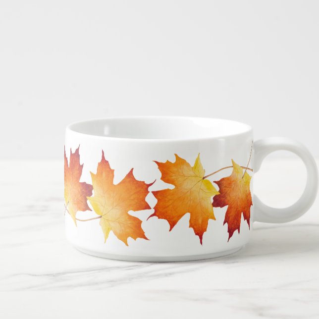 Maple Couple on a Chili Bowl (Left)