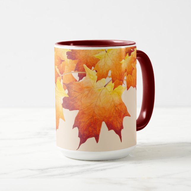 Maple Couple on a Combo Mug (1) (Front Right)