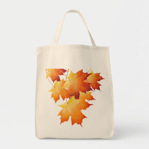Maple Couple on a Grocery Tote Bag