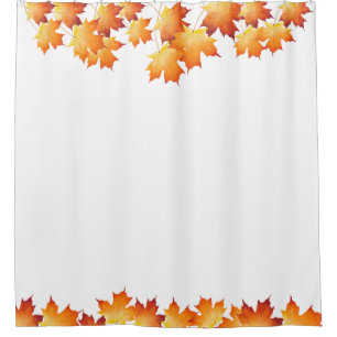 Maple Couple on a Shower Curtain