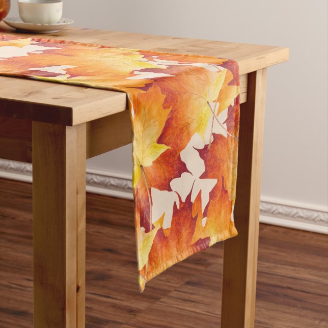 Maple Couple on a Table Runner (In Situ)