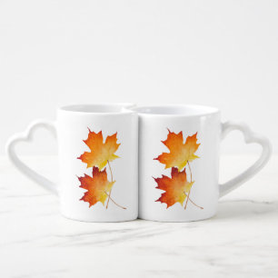 Maple Couple on Lovers' Mug Set