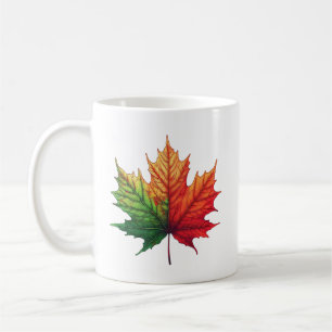Maple Fall Leaf Classic Ceramic Coffee Mug