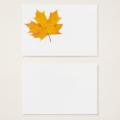 Maple leaf (Front & Back)