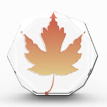 Maple Leaf Acrylic Award at Zazzle
