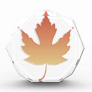 Maple Leaf Acrylic Award