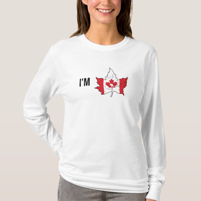 Maple Leaf Beaver Canadians Canada Day Canada T-Shirt (Front)