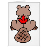 Maple Leaf Beaver Card (Front)