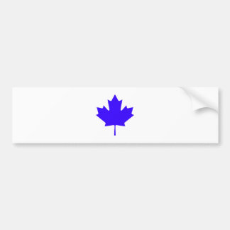 Maple Leaf BlueTransp The MUSEUM Zazzle Gifts Bumper Sticker