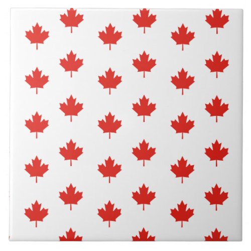 Maple Leaf Canada Ceramic Tile