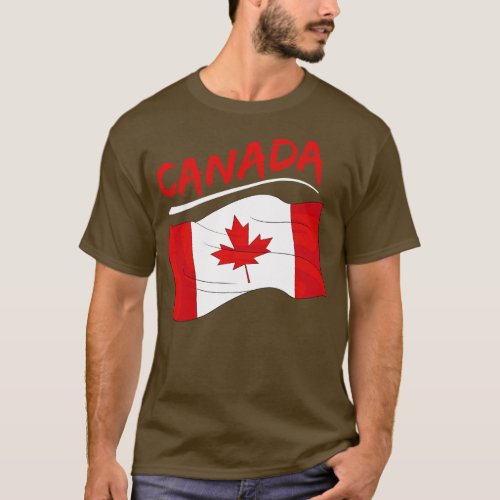 Maple Leaf Canada Day Canadian Flag Canada T_Shirt