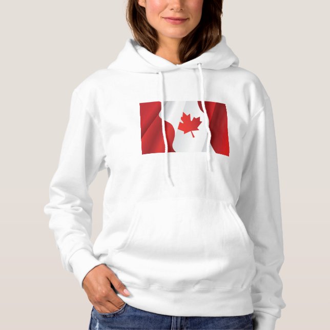 Maple Leaf Canada Flag Hoodie (Front)