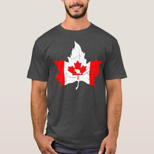 Maple Leaf Canadian Flag Canada Day 2023   T_Shirt