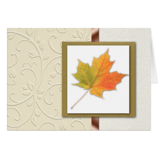 Maple Leaf Cards (Front Horizontal)