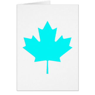 Maple Leaf CyanTransp The MUSEUM Zazzle Gifts Cards