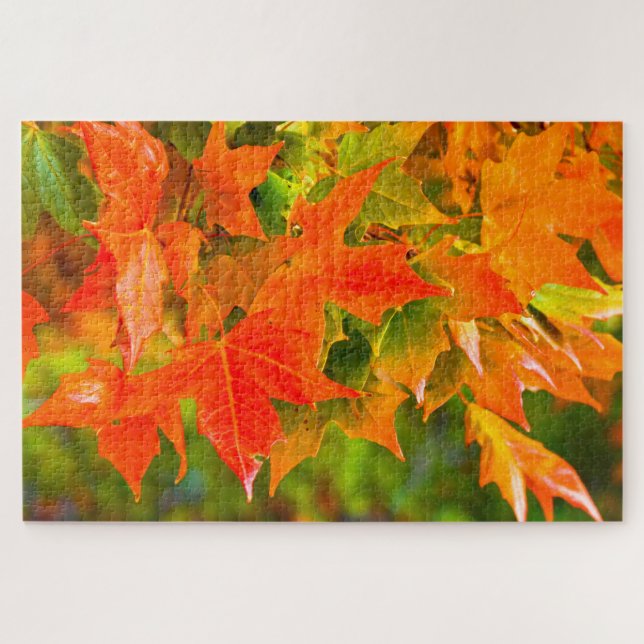 Maple Leaf Dance Jigsaw Puzzle (Horizontal)